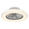 Globo Corusso Deckenventilator LED Chrom, 1-flammig, Fernbedienung Globo Corusso Deckenventilator LED Chrom, 1-flammig, Fernbedienung