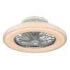 Globo Corusso Deckenventilator LED Chrom, 1-flammig, Fernbedienung Globo Corusso Deckenventilator LED Chrom, 1-flammig, Fernbedienung