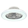 Globo Corusso Deckenventilator LED Chrom, 1-flammig, Fernbedienung Globo Corusso Deckenventilator LED Chrom, 1-flammig, Fernbedienung