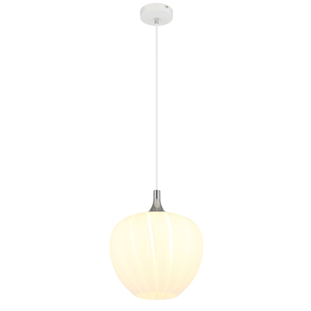 Globo Maxy Hängeleuchte Chrom, Weiß, 1-flammig main product photo