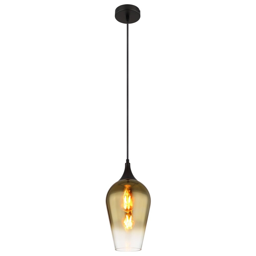 Globo Lavus Hängeleuchte Schwarz, 1-flammig main product photo
