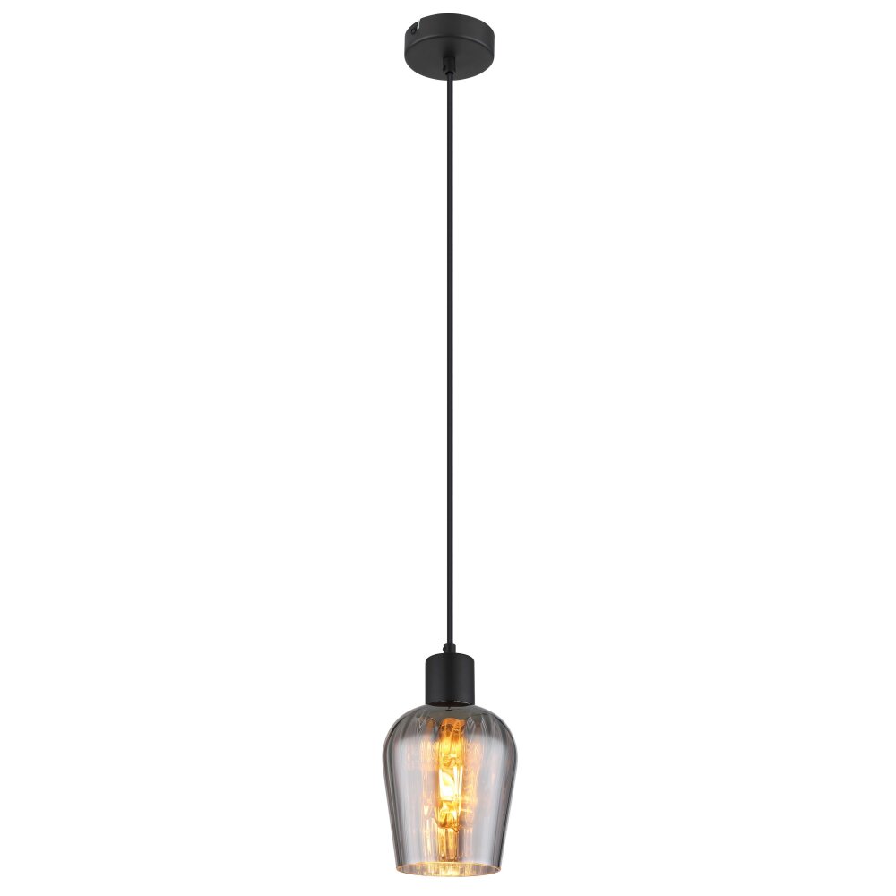 Globo Ryan Hängeleuchte Schwarz, 1-flammig main product photo