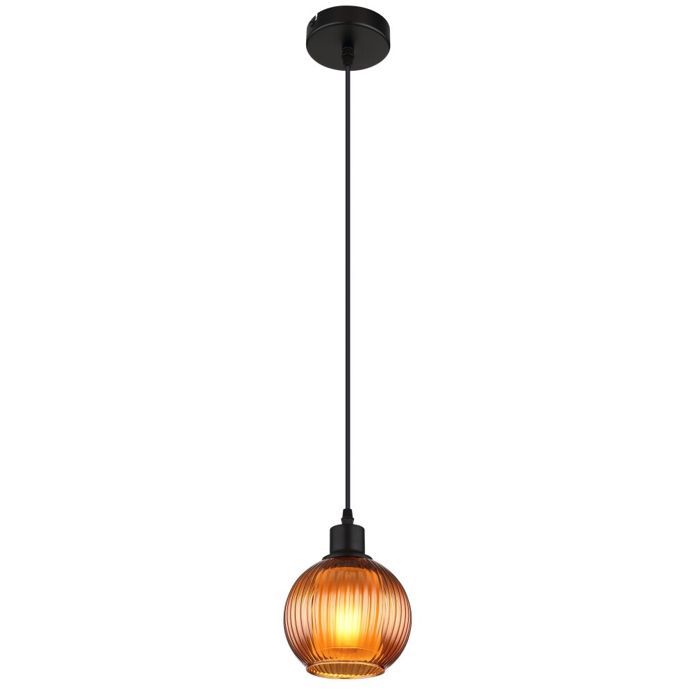 Globo Zumba Hängeleuchte Schwarz, 1-flammig main product photo