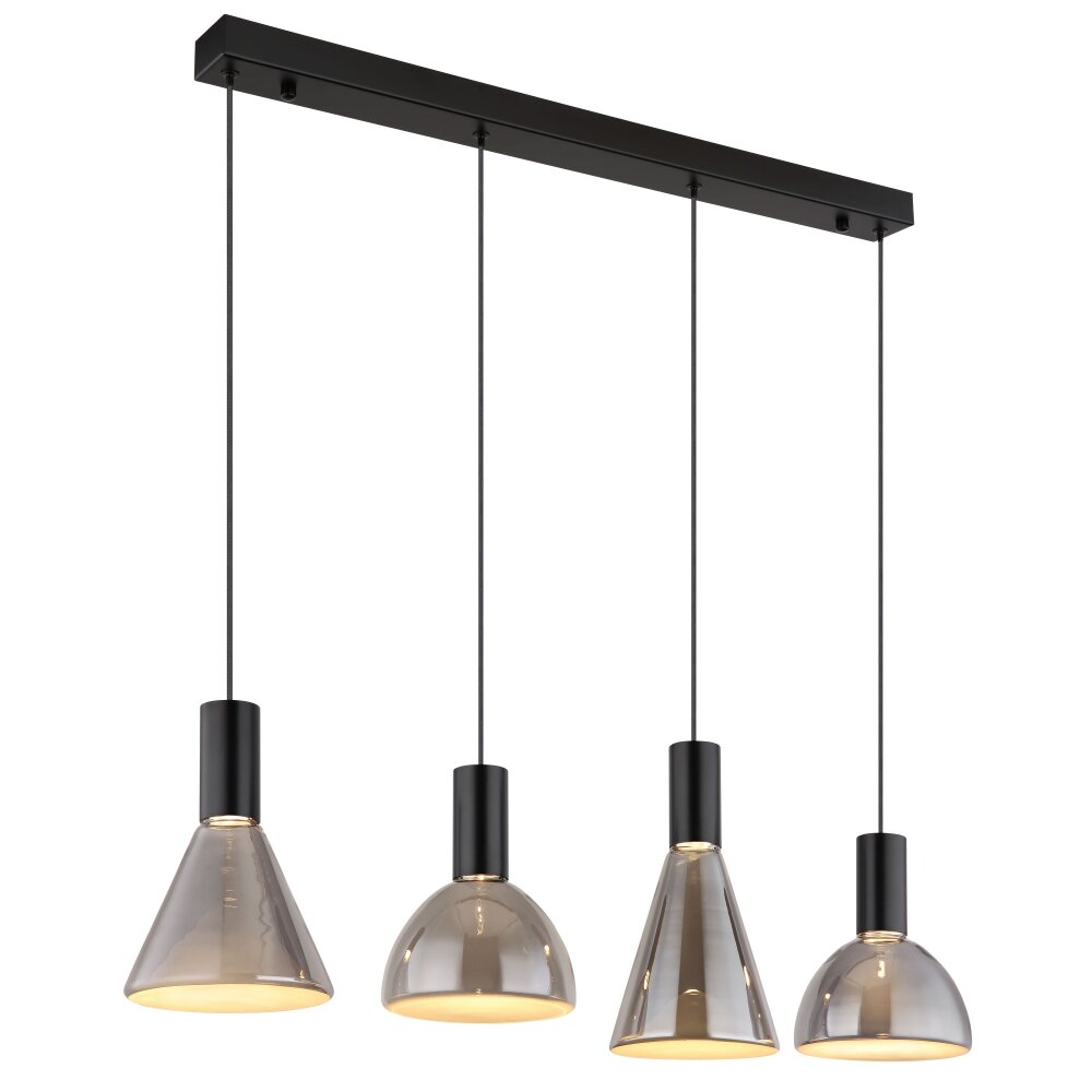 Globo Labora Hängeleuchte LED Schwarz, 1-flammig main product photo