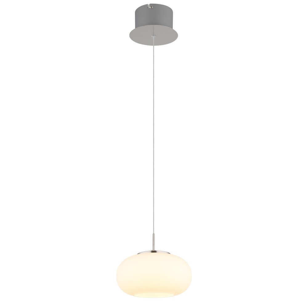 Globo Quintara Hängeleuchte LED Nickel-Matt, 1-flammig main product photo