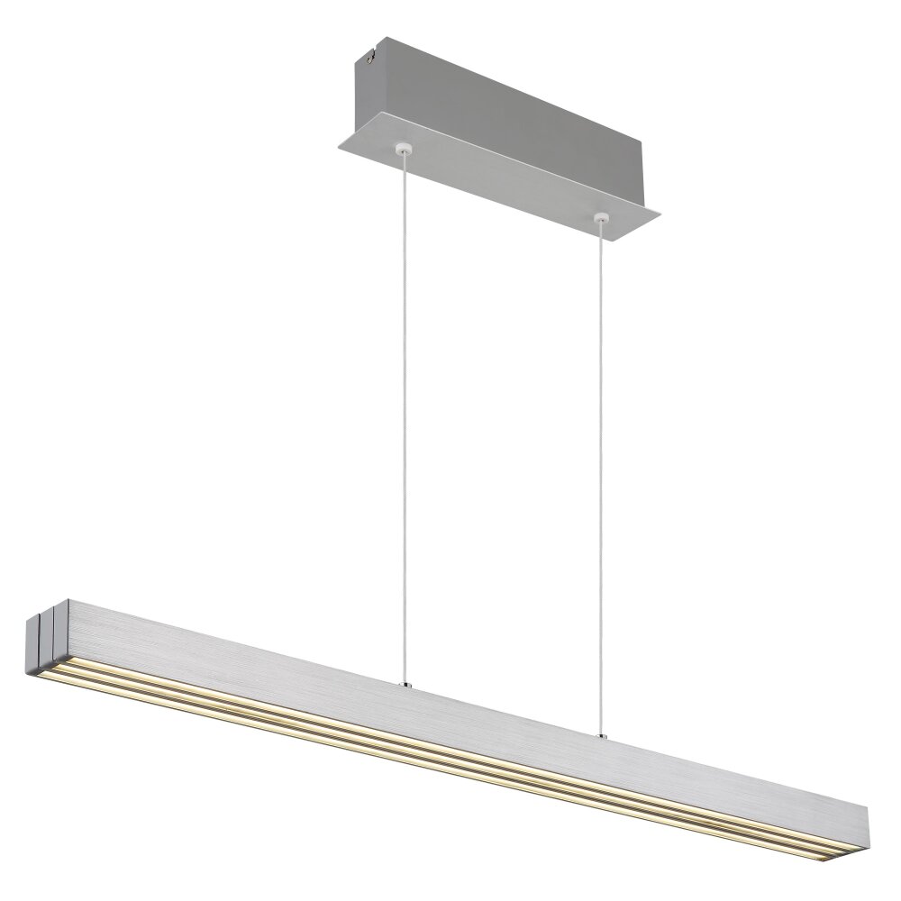 Globo Ethan Hängeleuchte LED Aluminium gebürstet, Weiß, 1-flammig main product photo