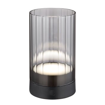 Globo Pixy Tischleuchte LED Schwarz, 1-flammig