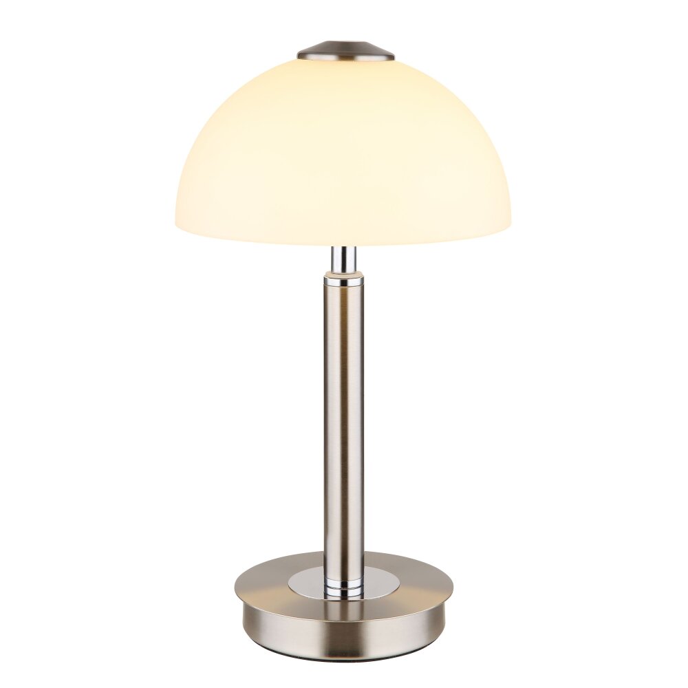 Globo Uldin Tischleuchte LED Chrom, Nickel-Matt, 1-flammig main product photo