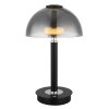 Globo Uldin Tischleuchte LED Chrom, Schwarz, 1-flammig Globo Uldin Tischleuchte LED Chrom, Schwarz, 1-flammig
