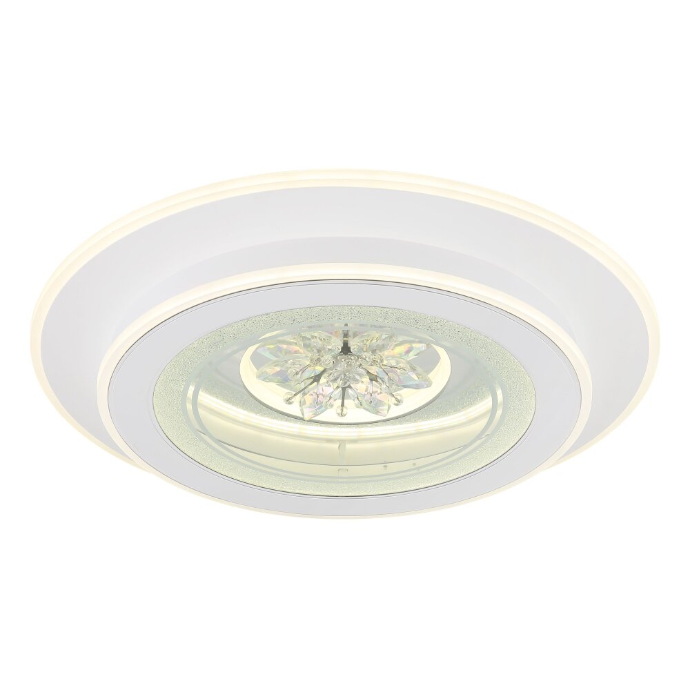 Globo Bluma Deckenleuchte LED Weiß, 1-flammig, Fernbedienung main product photo