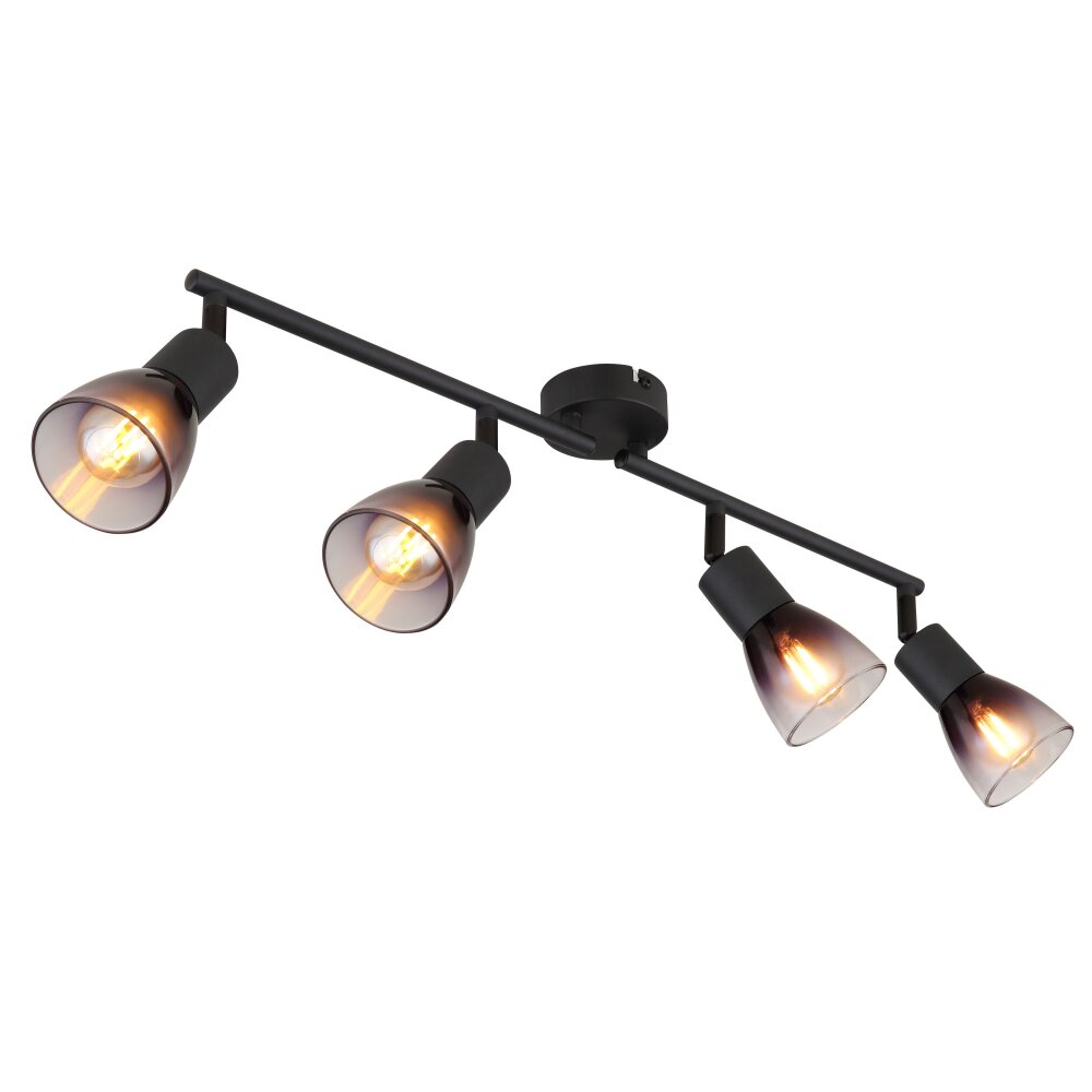 Globo Satella Strahler Schwarz, 4-flammig main product photo
