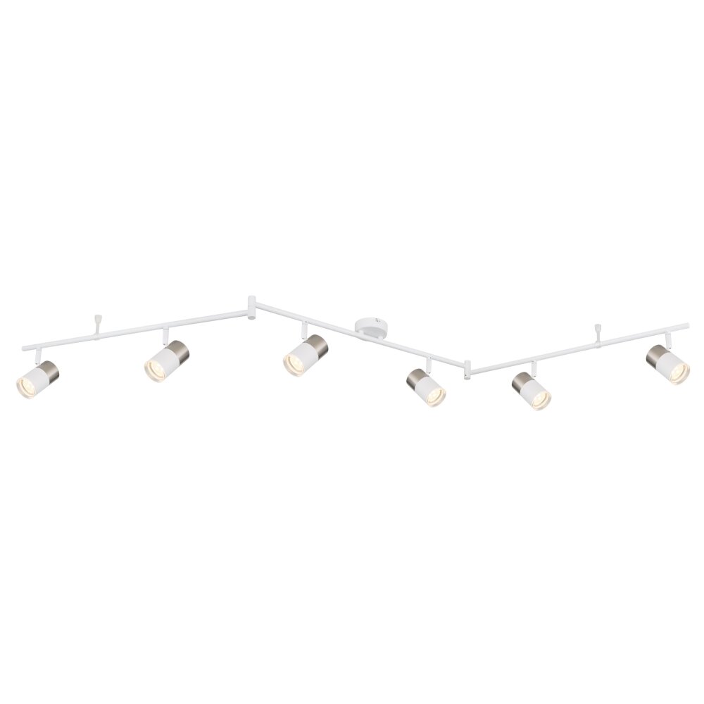 Globo Brisbon Strahler Weiß, 6-flammig main product photo