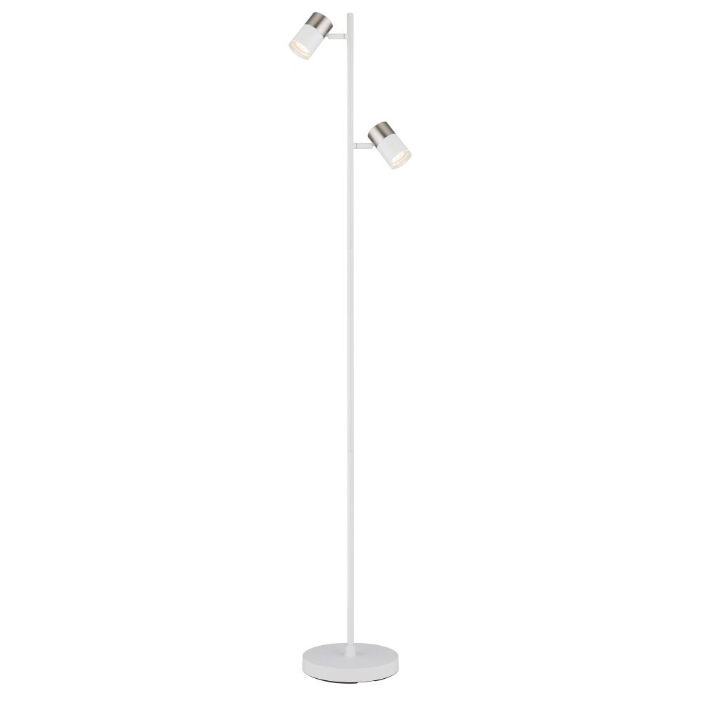 Globo Brisbon Stehleuchte Weiß, 2-flammig main product photo
