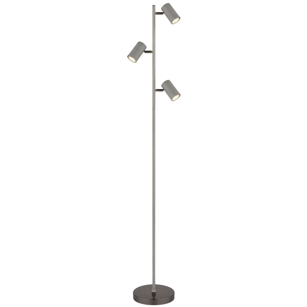 Globo Robby Stehleuchte Chrom, Schwarz, 3-flammig main product photo
