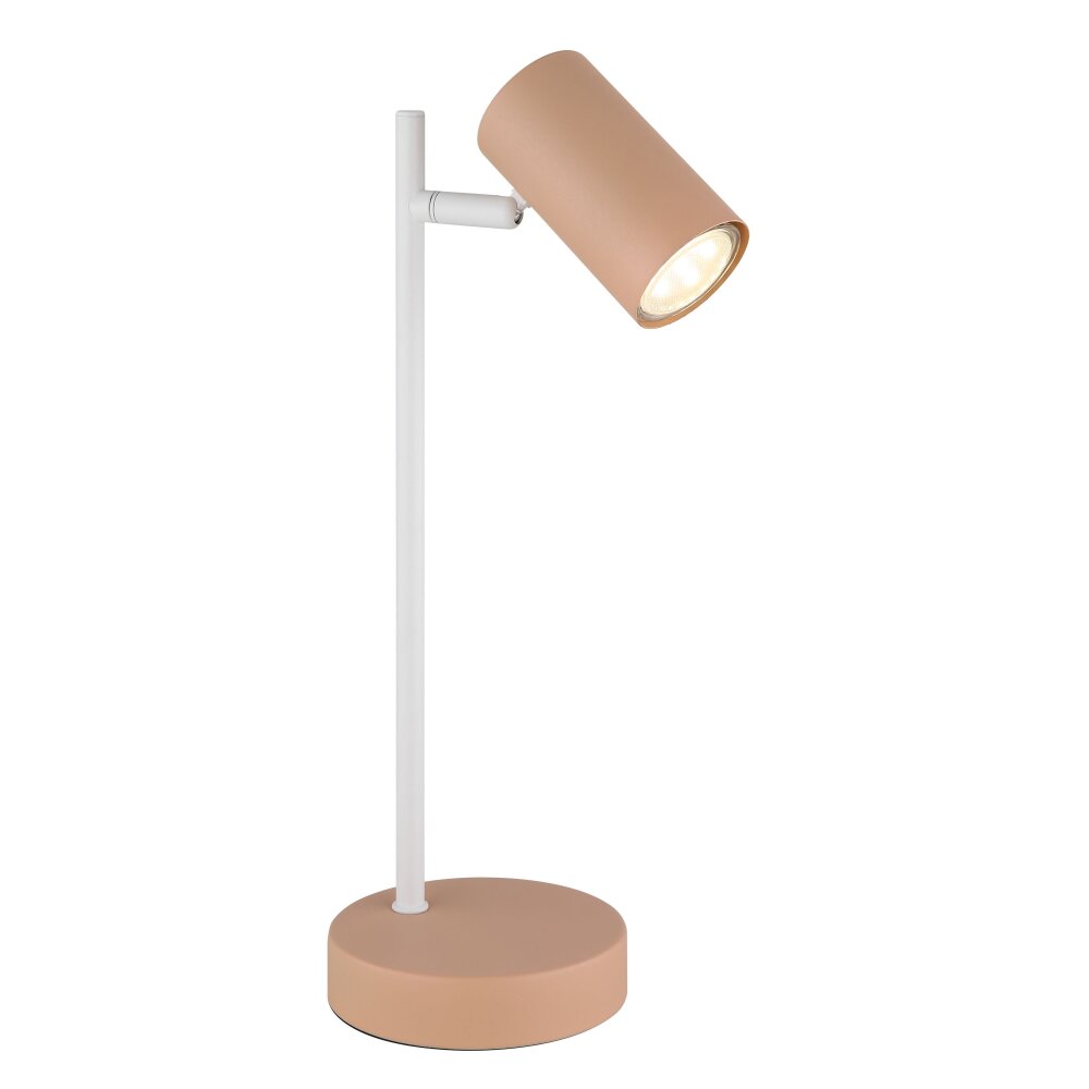 Globo Robby Tischleuchte Rosa, Weiß, 1-flammig main product photo