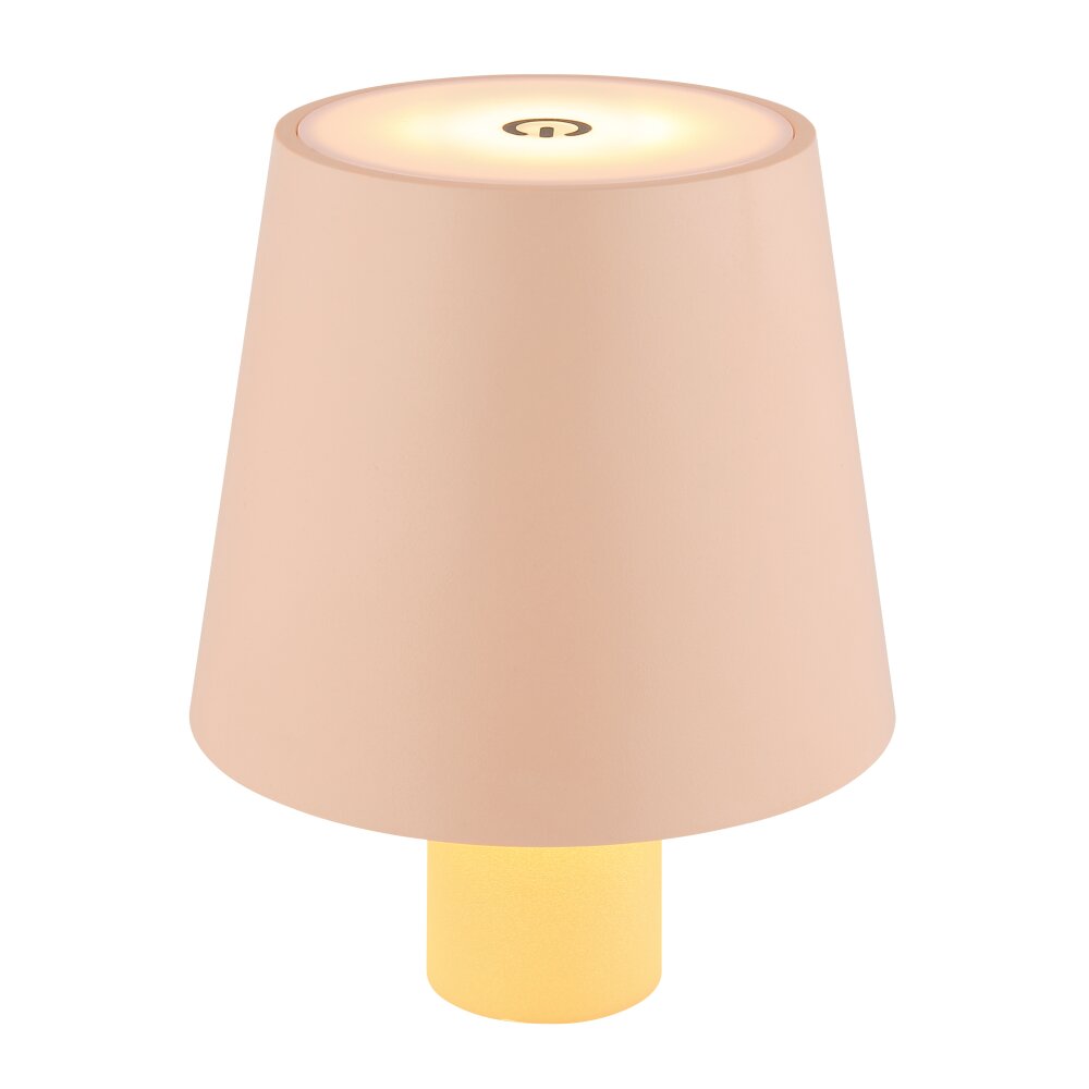 Globo Vannie Tischleuchte LED Rosa, 1-flammig main product photo