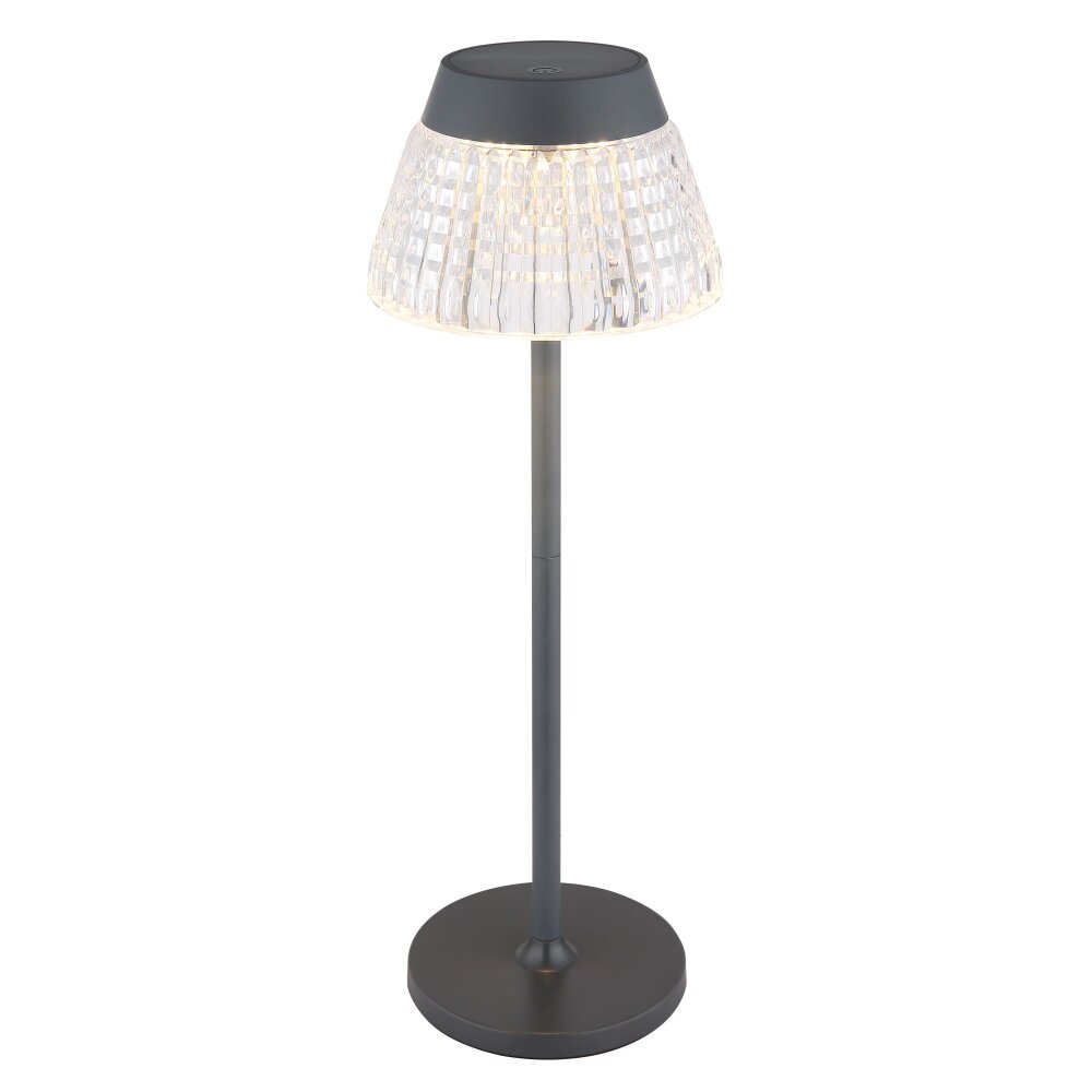 Globo Lora Tischleuchte LED Anthrazit, 1-flammig main product photo