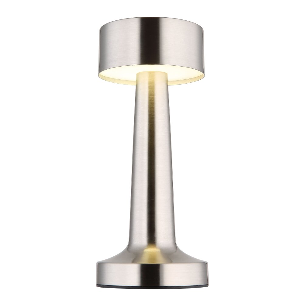 Globo Angelika Tischleuchte LED Nickel-Matt, 1-flammig main product photo
