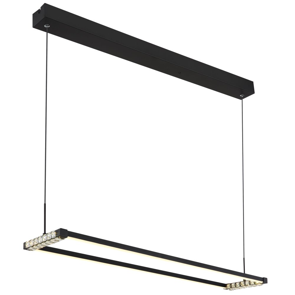 Globo Mariella Hängeleuchte LED Schwarz, 1-flammig, Fernbedienung main product photo