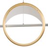 Globo Umbra Hängeleuchte LED Gold, Silber, 1-flammig, Fernbedienung