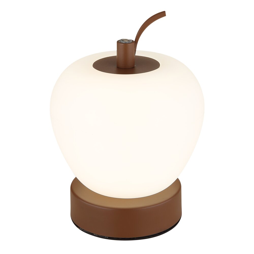 Globo Evalina Tischleuchte LED Braun, 1-flammig main product photo