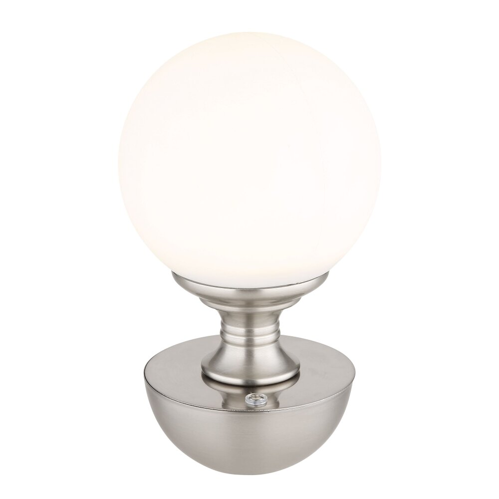 Globo Tabina Tischleuchte LED Nickel-Matt, 1-flammig main product photo