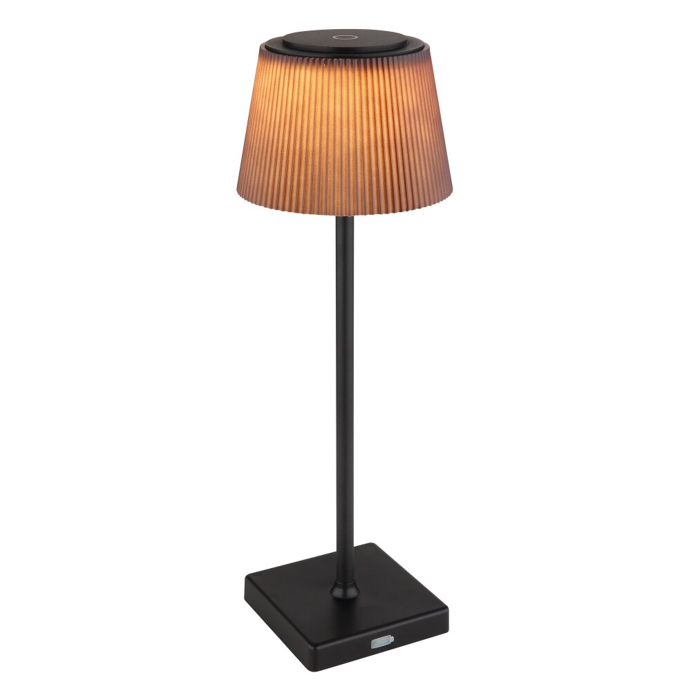 Globo Gregoir Tischleuchte LED Schwarz, 1-flammig main product photo