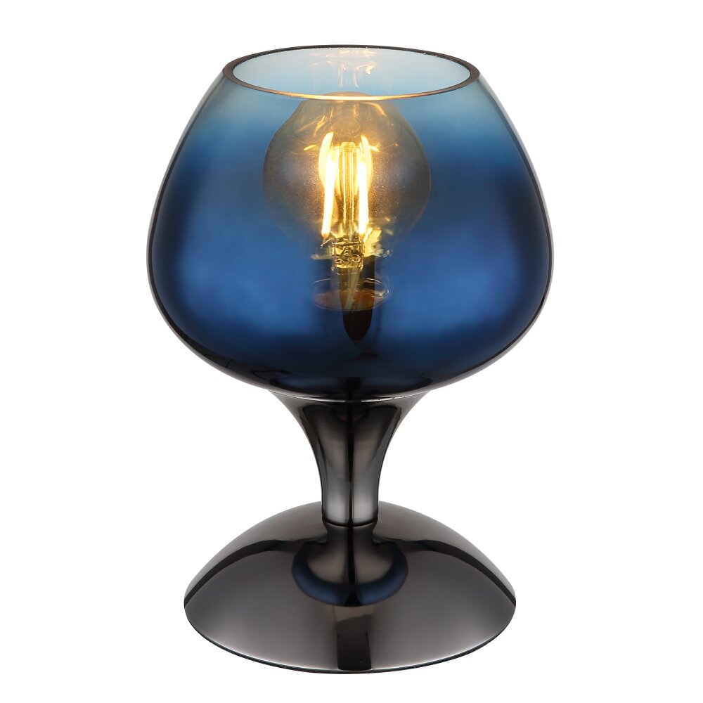 Globo Maxy Tischleuchte Chrom, Schwarz, 1-flammig main product photo