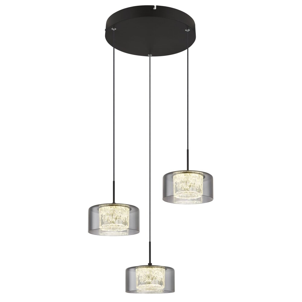 Globo Fogsy Hängeleuchte LED Schwarz, 1-flammig main product photo