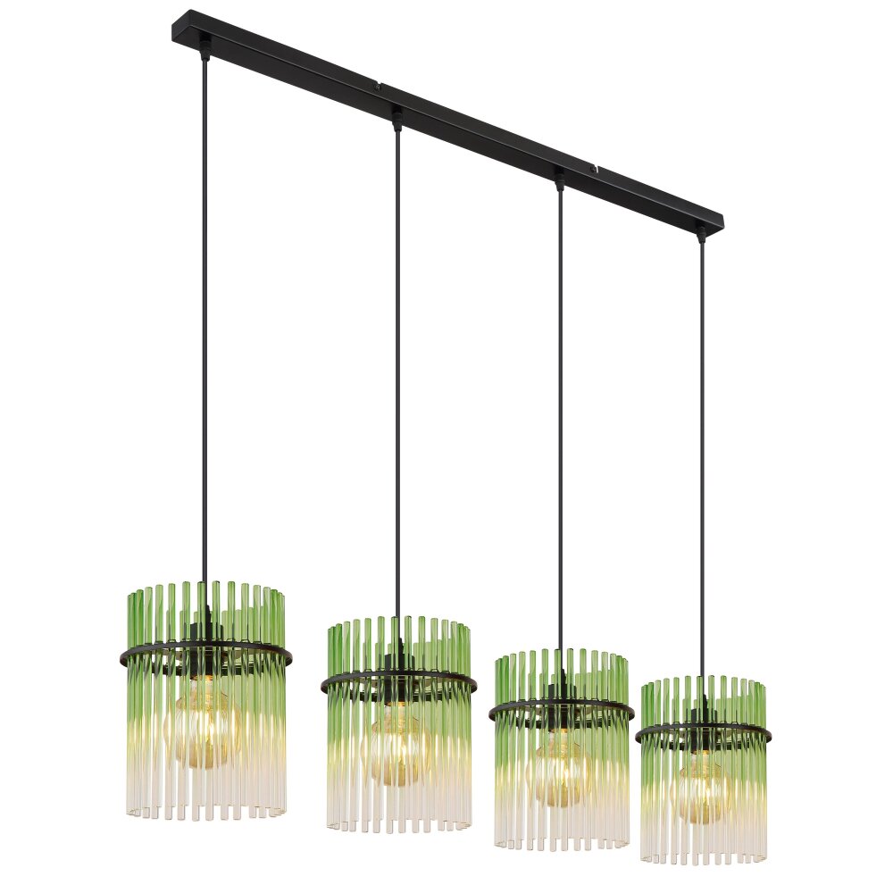 Globo Gorley Hängeleuchte Schwarz, 4-flammig main product photo