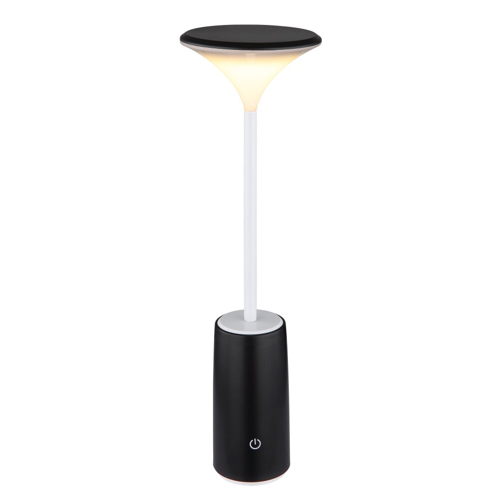 Globo Quirin Tischleuchte LED Schwarz, Weiß, 1-flammig main product photo