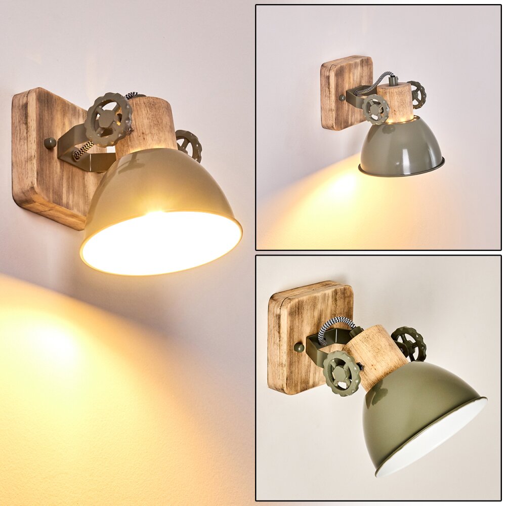 Orny Wandleuchte Holz hell, 1-flammig main product photo