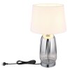Globo Classy Tischleuchte Chrom, Silber, 1-flammig