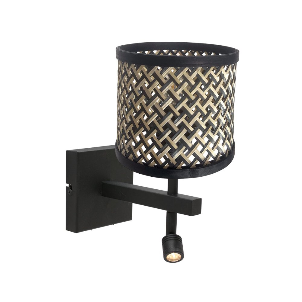 Steinhauer Stang Wandleuchte LED Schwarz, 2-flammig main product photo