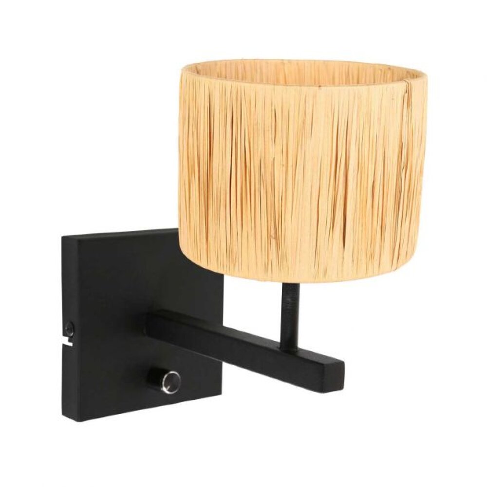 Steinhauer Stang Wandleuchte Schwarz, 1-flammig main product photo