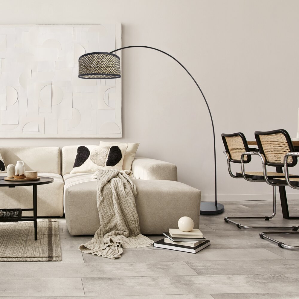 Steinhauer Solva Stehleuchte Schwarz, 1-flammig main product photo