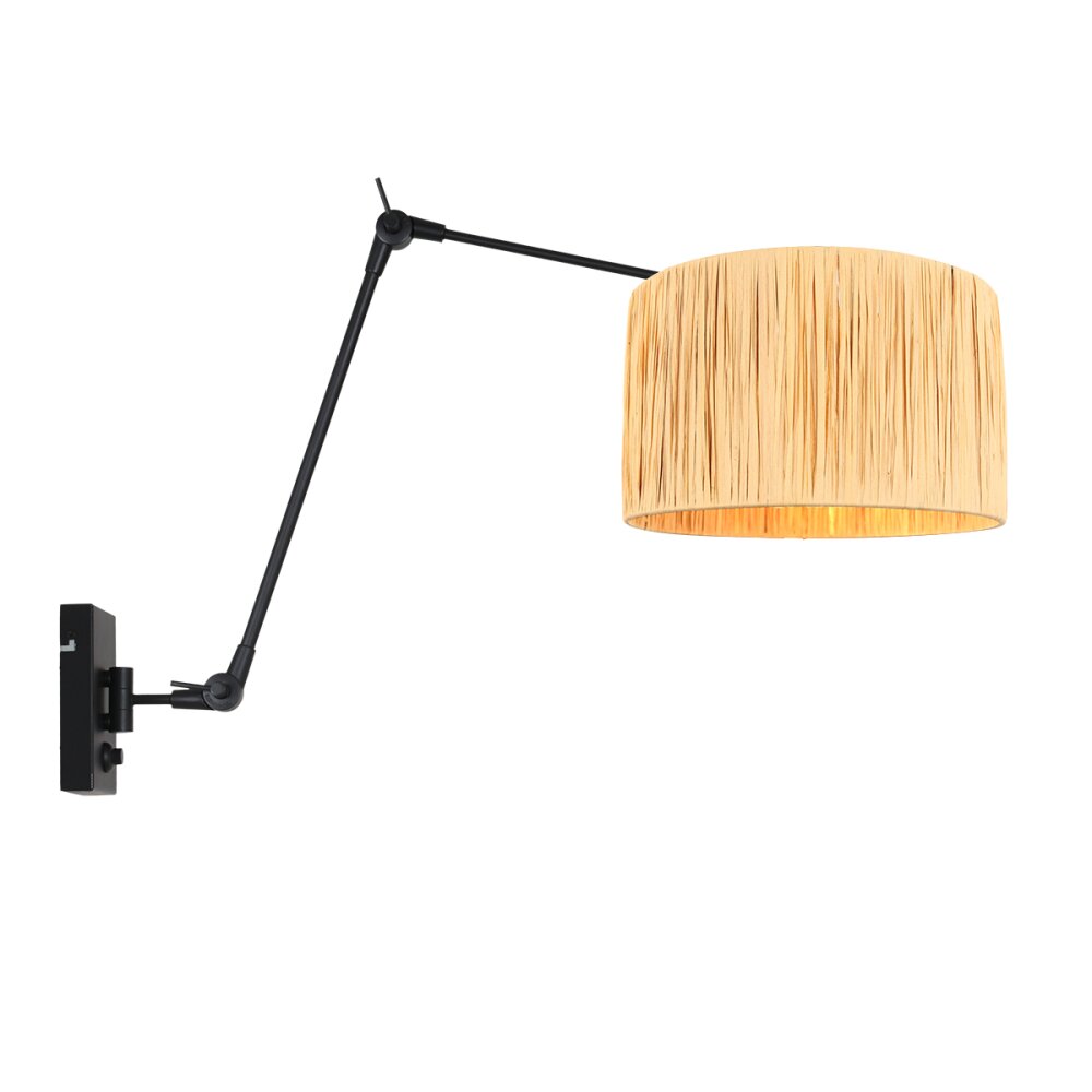 Steinhauer Prestige Chic Wandleuchte Schwarz, 1-flammig main product photo