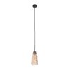 Steinhauer Vidrio Pendelleuchte Schwarz, 1-flammig
