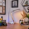 Tykby Tischleuchte LED Silber, Weiß, 1-flammig