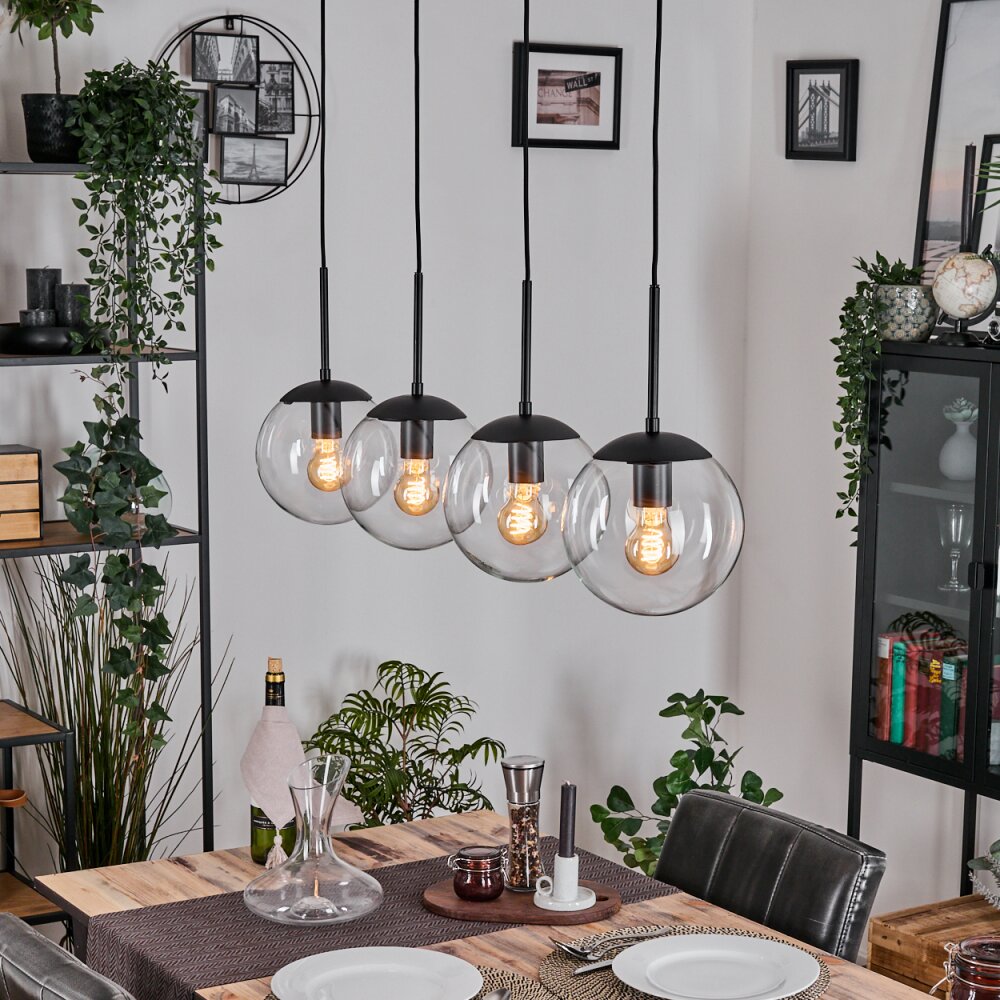 Gastor Hängeleuchte Glas 20 cm Klar, 4-flammig main product photo