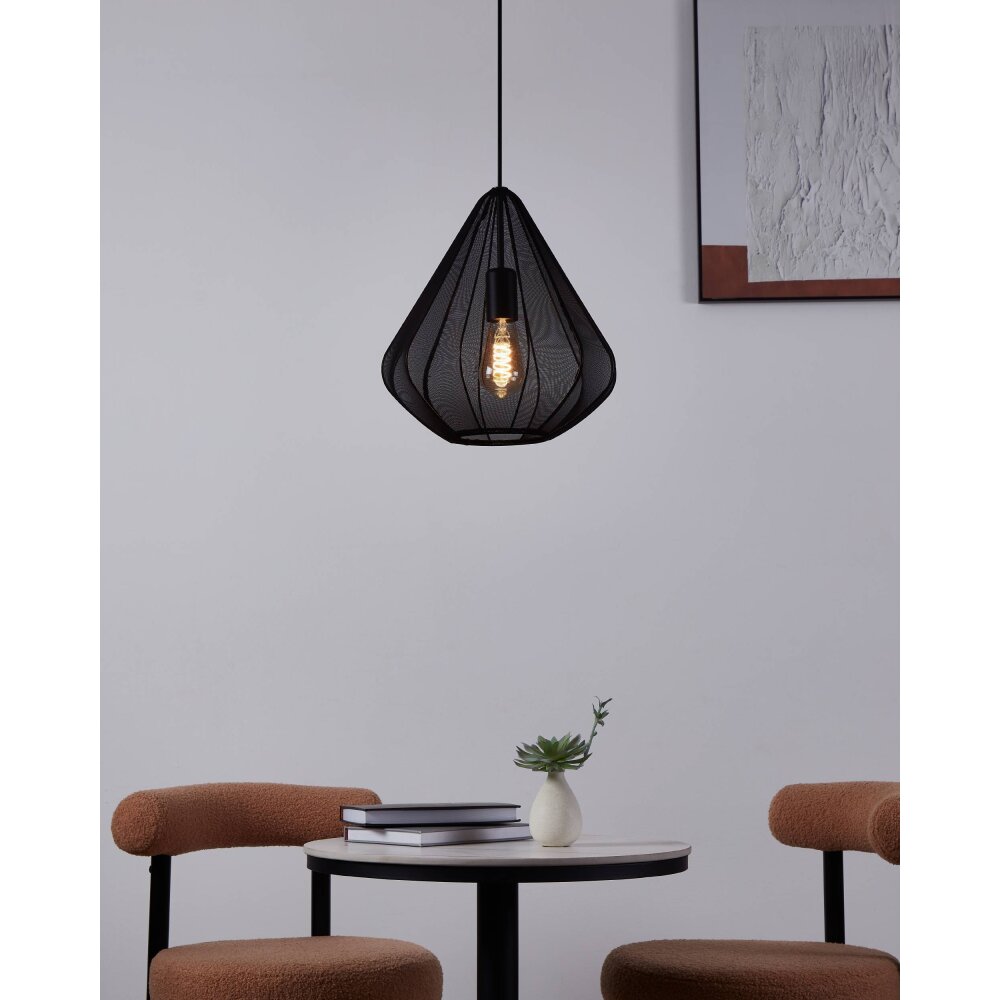 Eglo DOLWEN Hängeleuchte Schwarz, 1-flammig main product photo