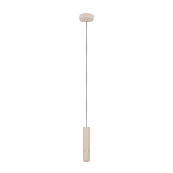 Eglo CAMINIA Hängeleuchte LED Messing, Sandfarben, 1-flammig