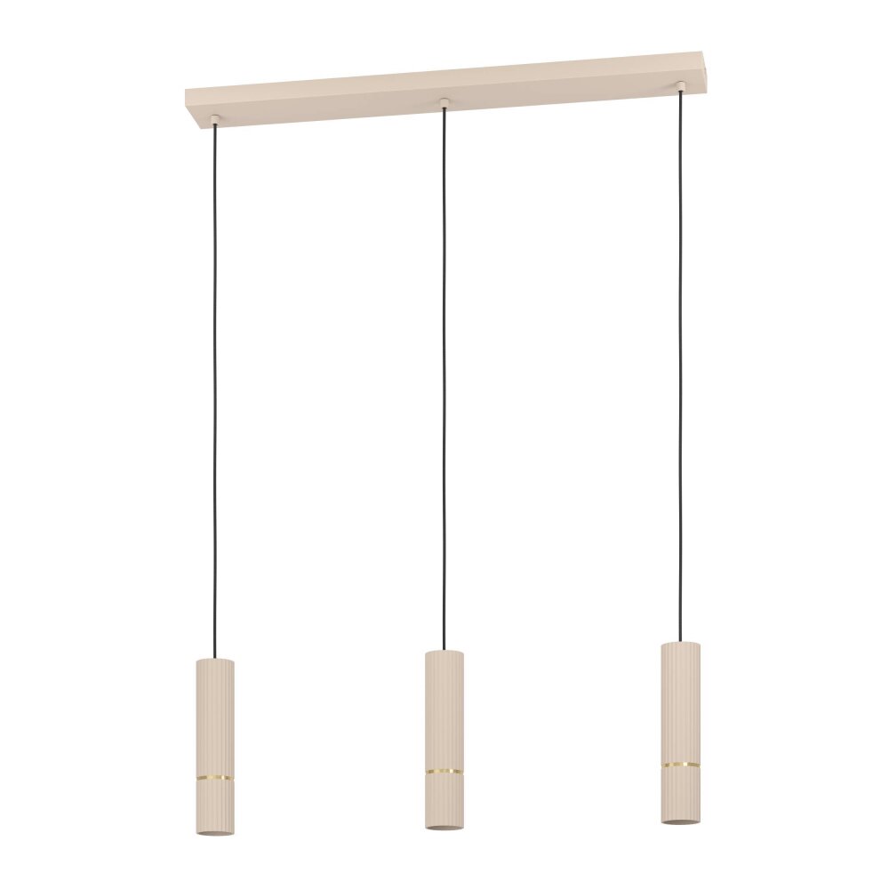 Eglo CAMINIA Deckenleuchte LED Messing, Sandfarben, 3-flammig main product photo