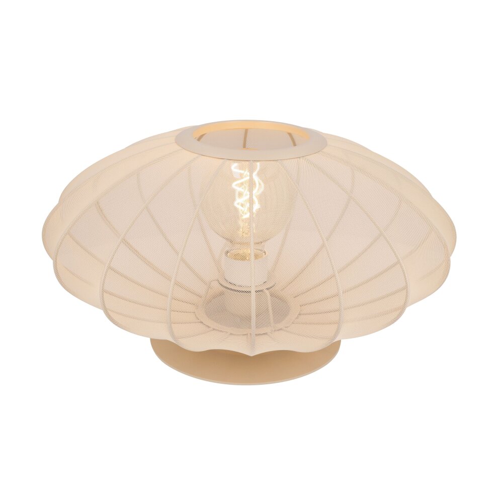 Lucide CORINA Tischleuchte Beige, 1-flammig main product photo