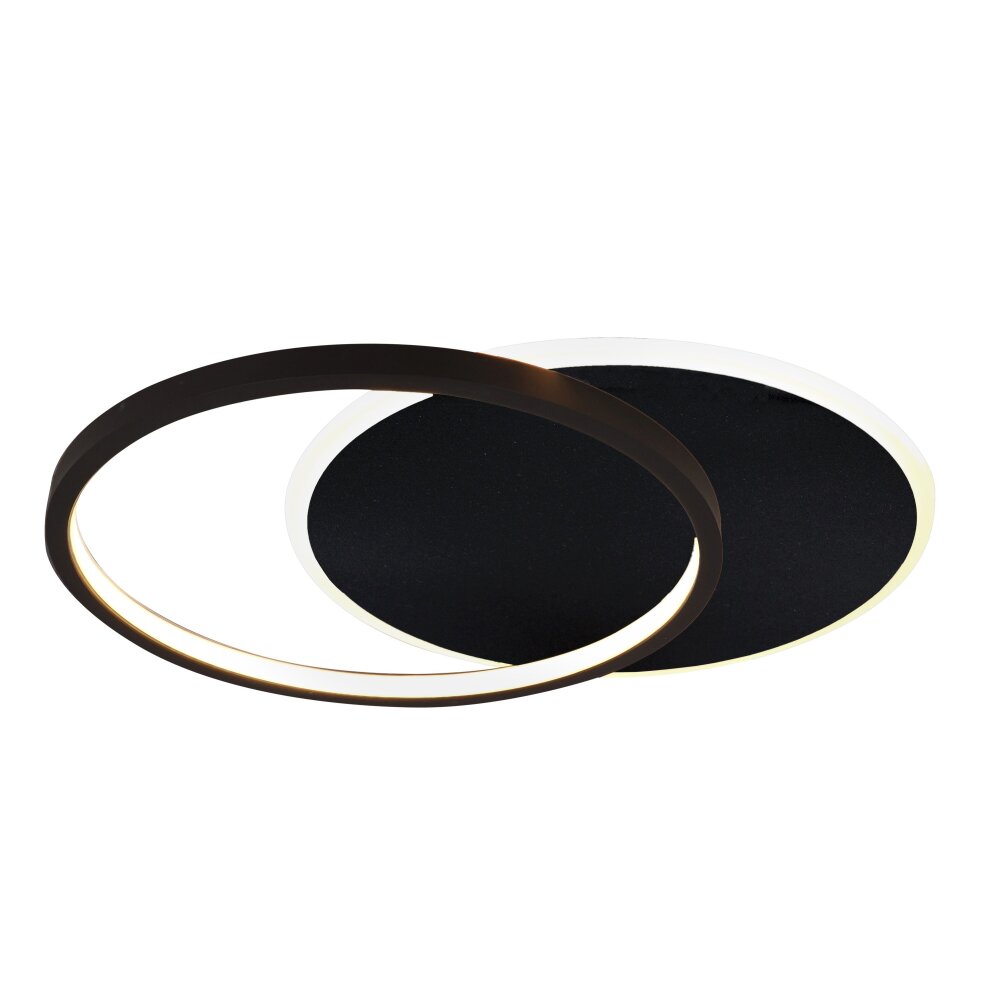 Lucide AXELLE Deckenleuchte LED Schwarz, 1-flammig main product photo