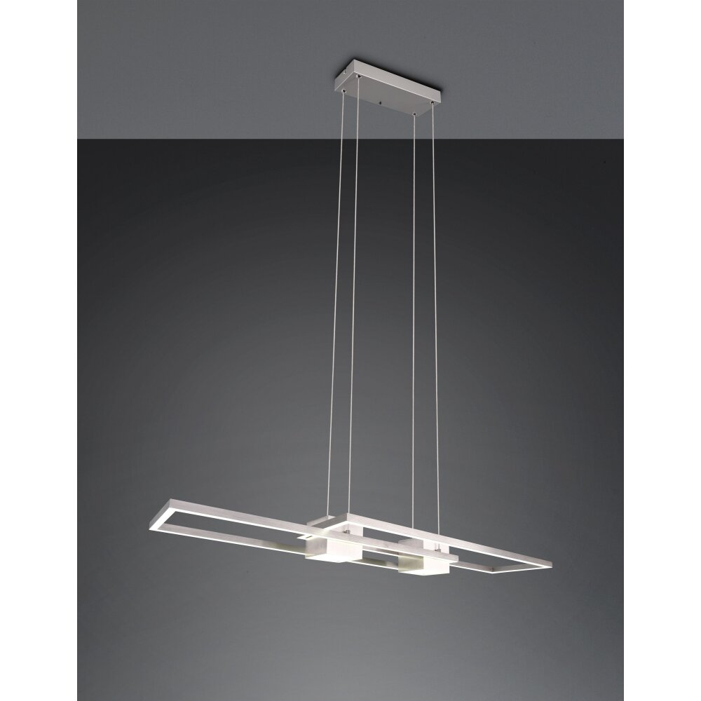 Trio ALBANY Pendelleuchte LED Nickel-Matt, 1-flammig, Fernbedienung main product photo