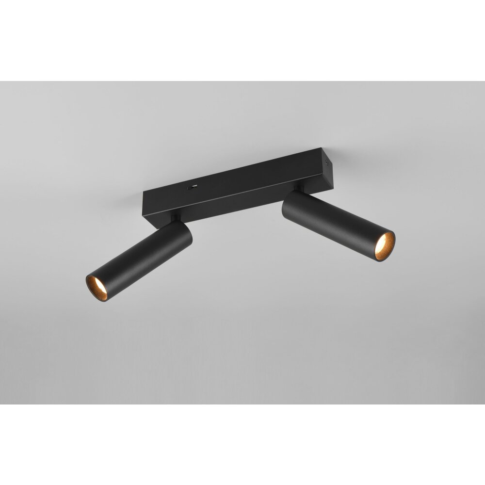 Trio Ambala Deckenspot LED Schwarz, 2-flammig main product photo