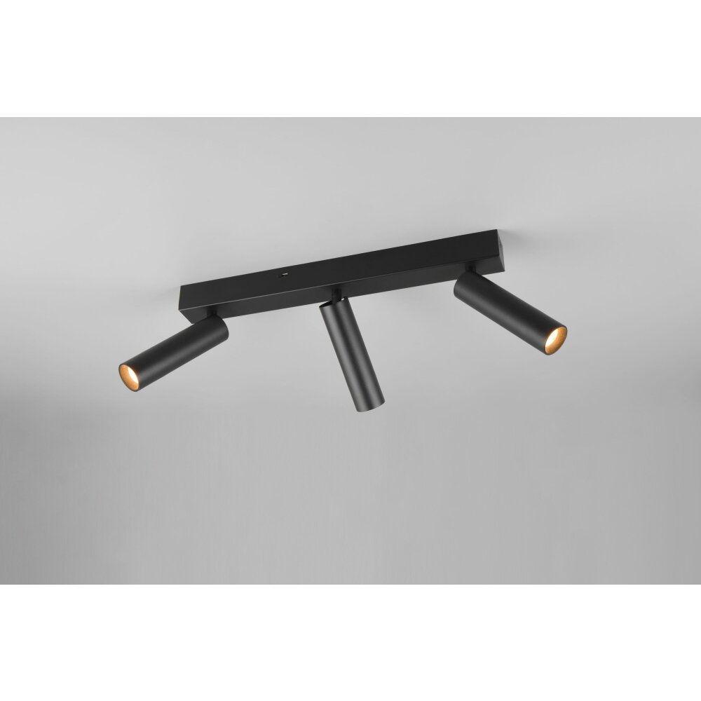 Trio Ambala Deckenspot LED Schwarz, 3-flammig main product photo