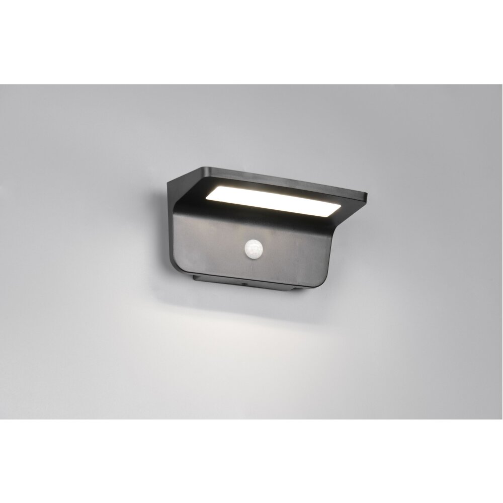 Reality Atico Wandleuchte LED Schwarz, 1-flammig, Bewegungsmelder main product photo
