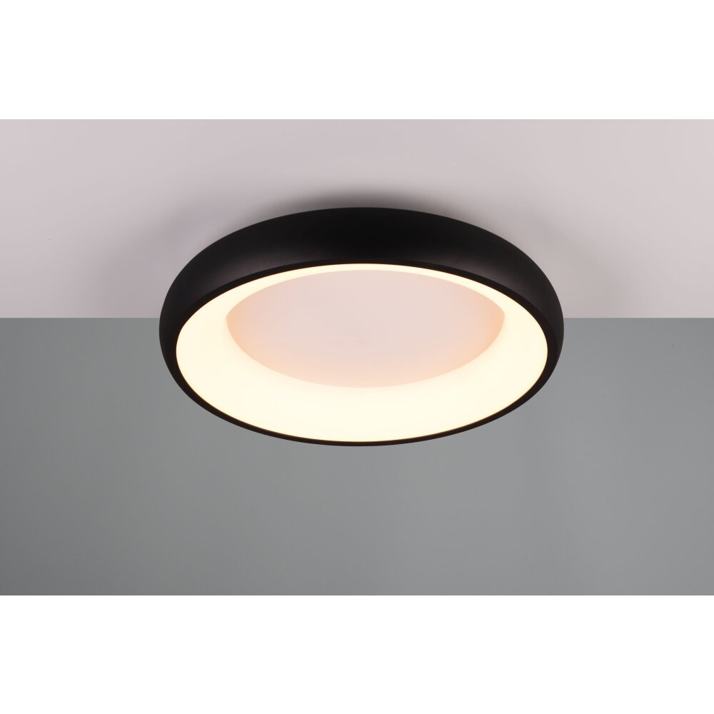Trio Cardona Deckenleuchte LED Schwarz, 1-flammig main product photo